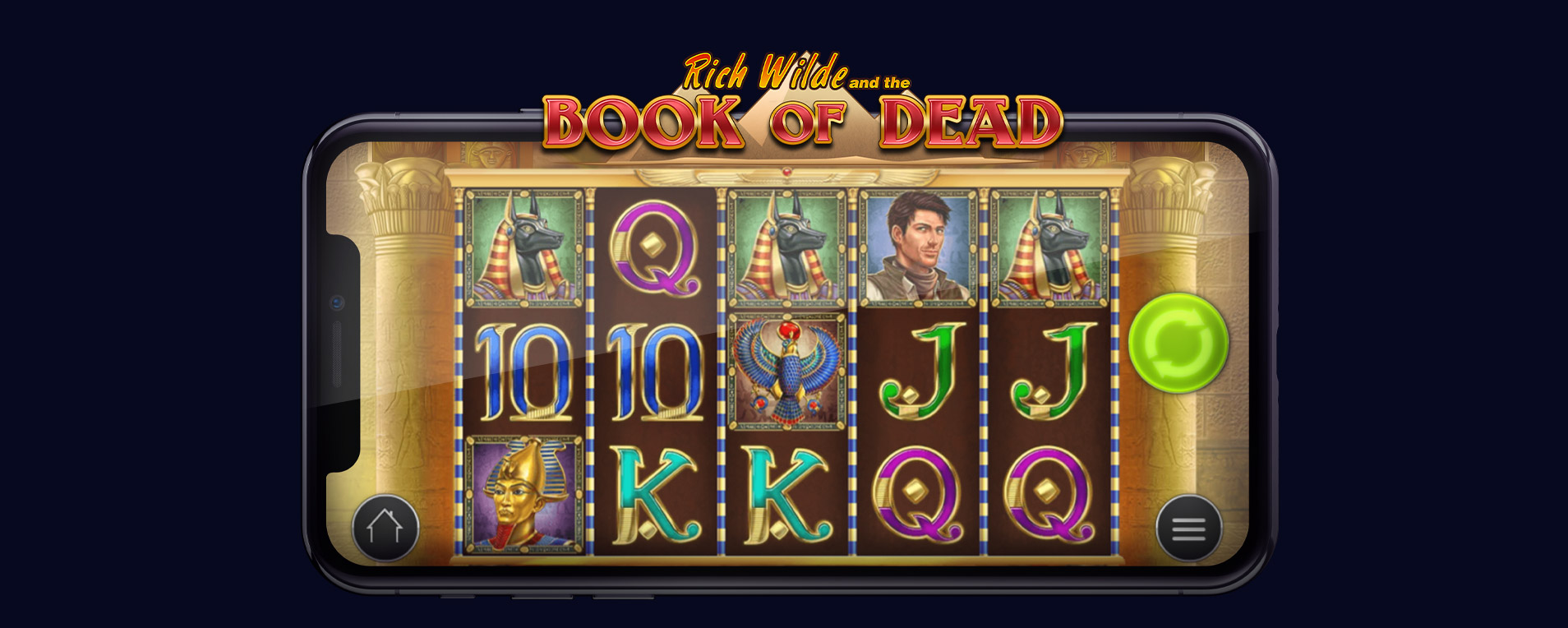 Book of Dead mobil auf Genesis Casino