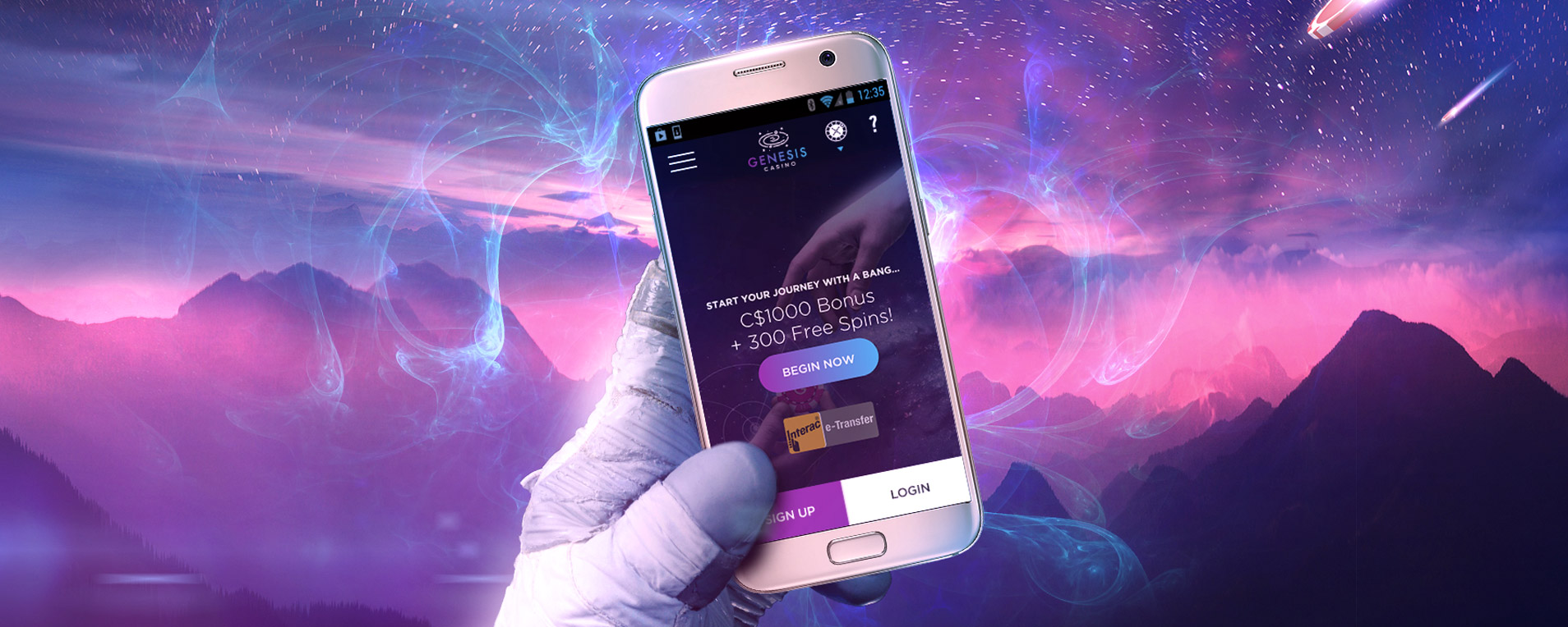 Play at Genesis Casino on Mobile